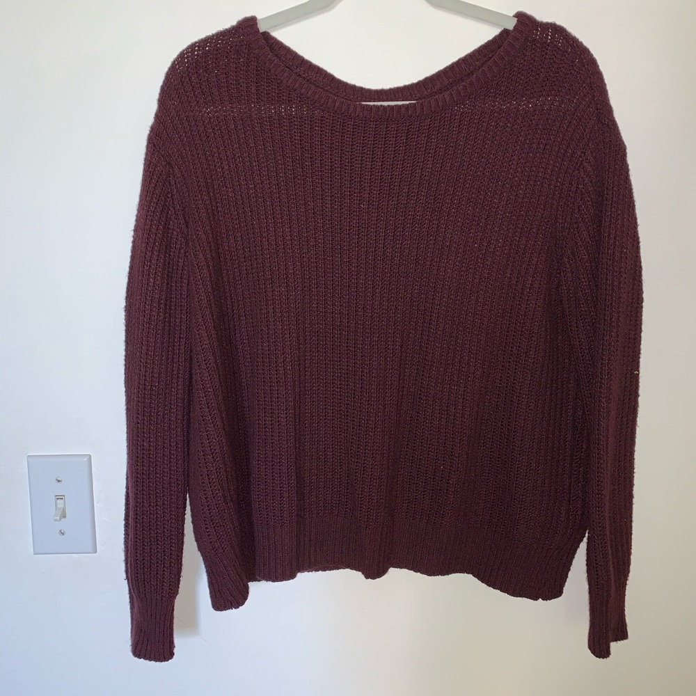 Maroon Brandy Melville sweater
